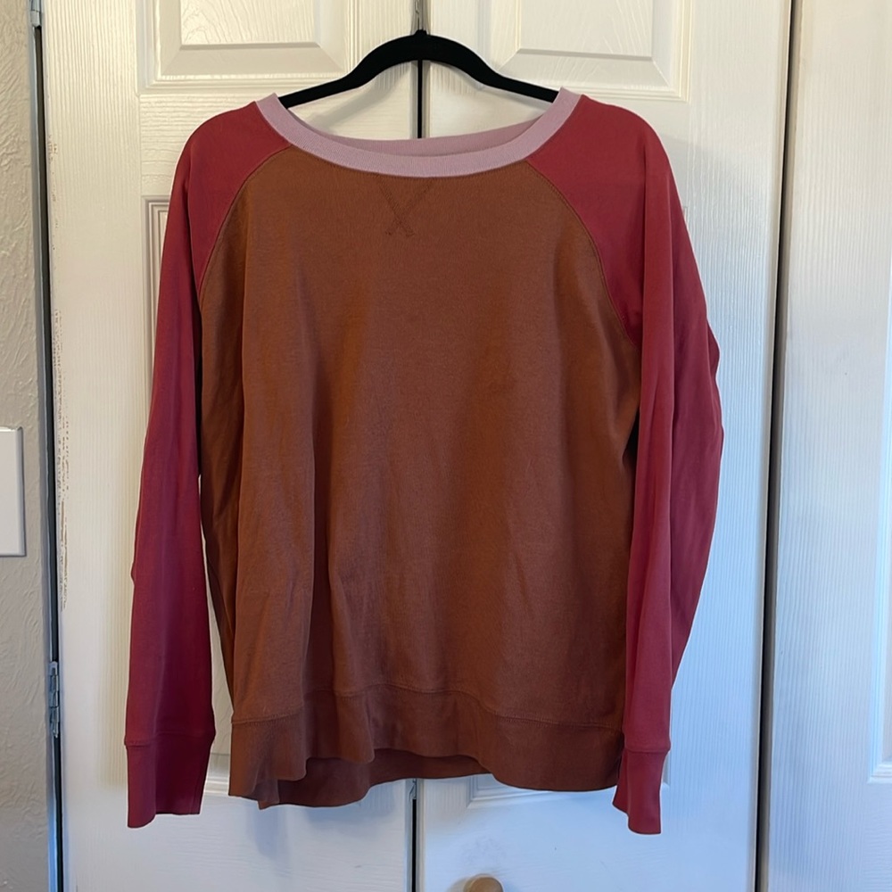 Eddie Bauer Colorblock Crewneck Size XL